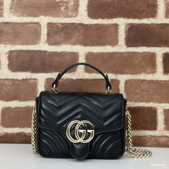 handle Marmont mini GG GUCCI top bag-17*13*6CM 0730